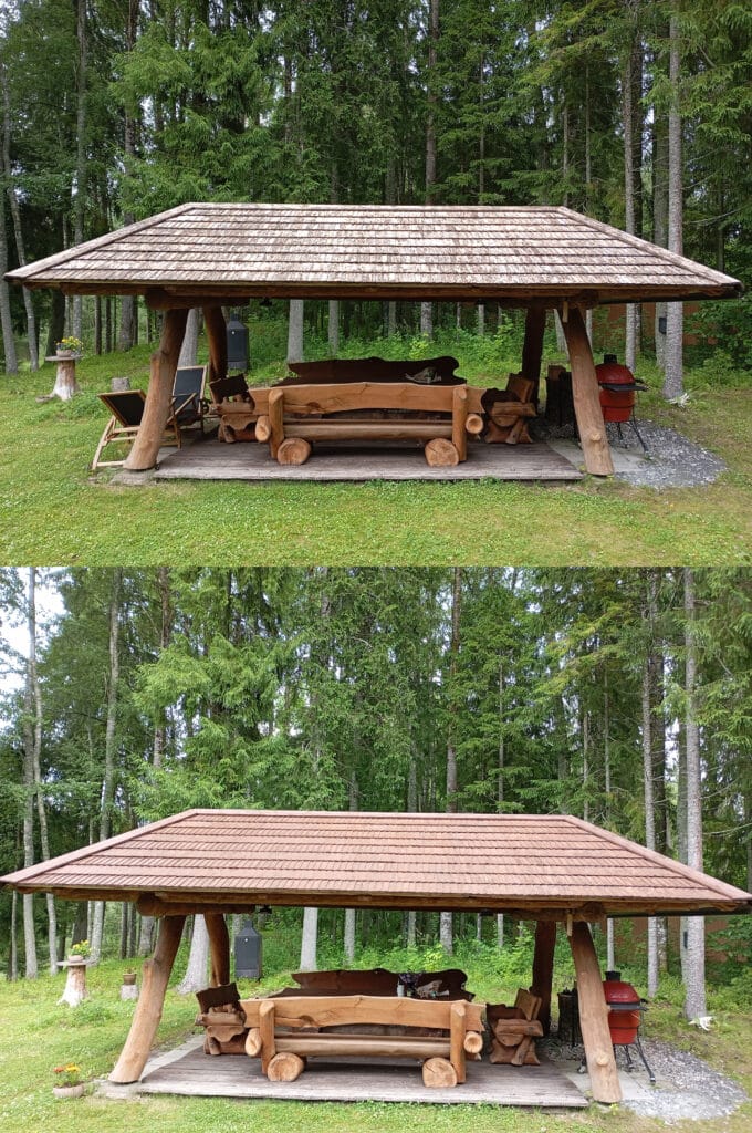 pilpakatuse lasuurimine
